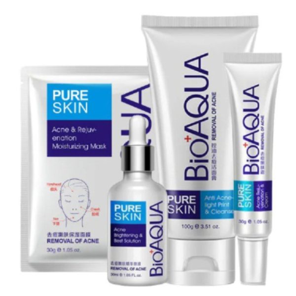 COMBO ANTI ACNE BIOAQUA CON CAJA DE SEGURIDAD