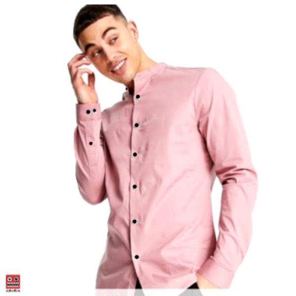 REF 1818 M CAMISA ML ROSADO CORAL MAO HOMBRE - Image 2