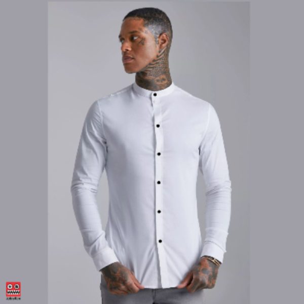 REF 1820 M CAMISA ML BLANCO MAO HOMBRE