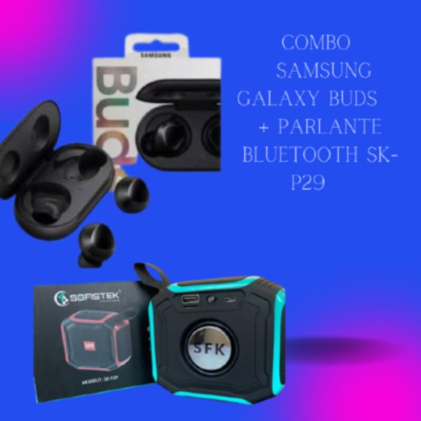 COMBO SAMSUNG GALAXY BUDS Y PARALANTE BLUETOOTH SK P2